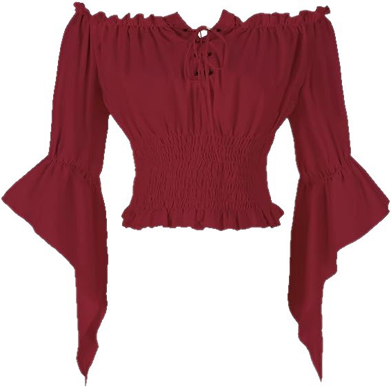 Renaissance Medieval Aristocra - огляд і ціна Blouse Off Shoulder
