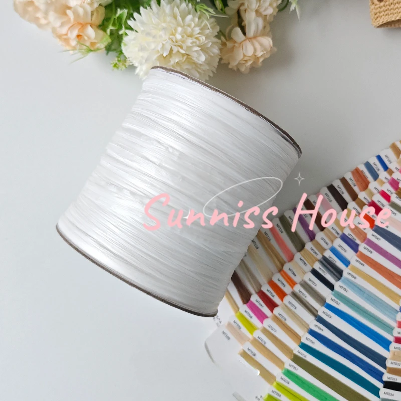600M Matte Raffia Yarn，330g Ar - огляд і ціна Crochet Bag Raffia