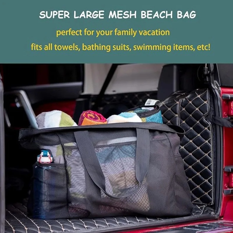 2026 New Large Capacity Mesh B - огляд і ціна Tote Bag Beach