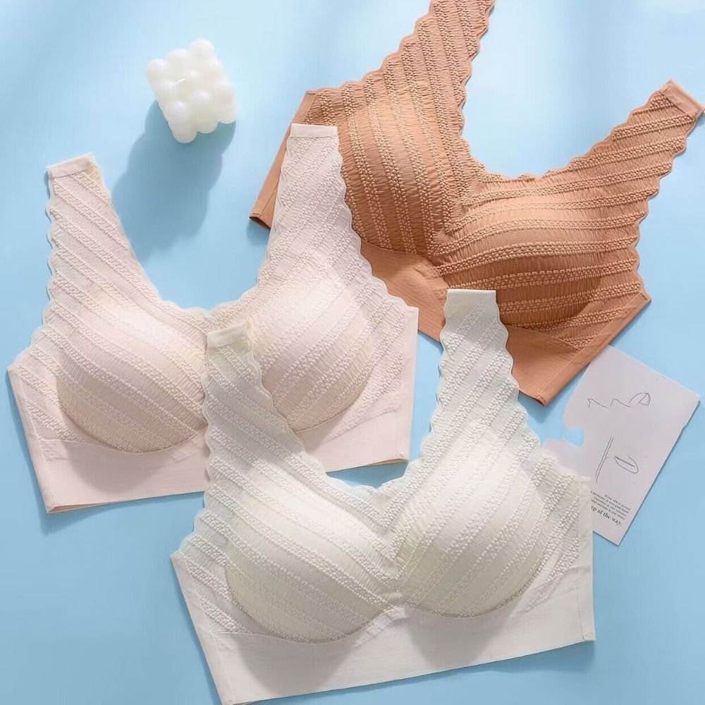 Seamless Bubble Lace Bra Widen - огляд і ціна Bralette Triangle Set