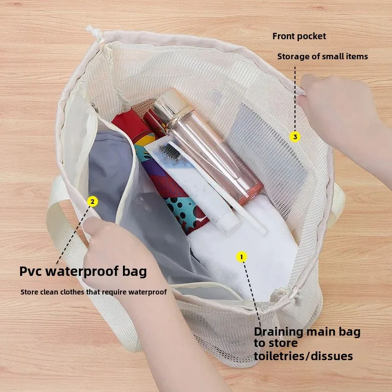 Large Capacity Beach Bag Drain - огляд і ціна Tote Bag Beach