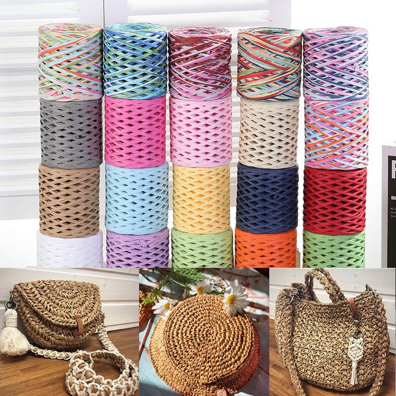 200M Raffia paper rope Straw Y - огляд і ціна Crochet Bag Raffia