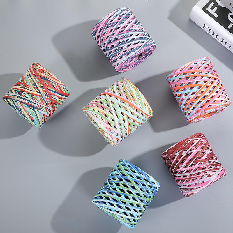 200M Raffia paper rope Straw Y - огляд і ціна Crochet Bag Raffia