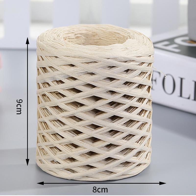 200M Raffia paper rope Straw Y - огляд і ціна Crochet Bag Raffia