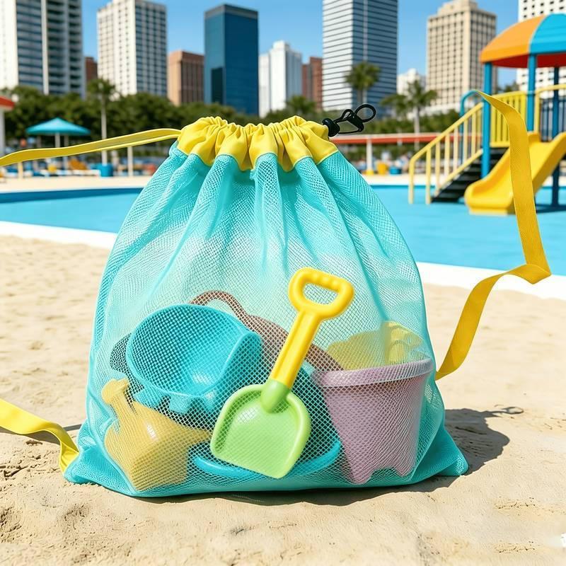 Large Capacity Portable Mesh B - огляд і ціна Tote Bag Beach