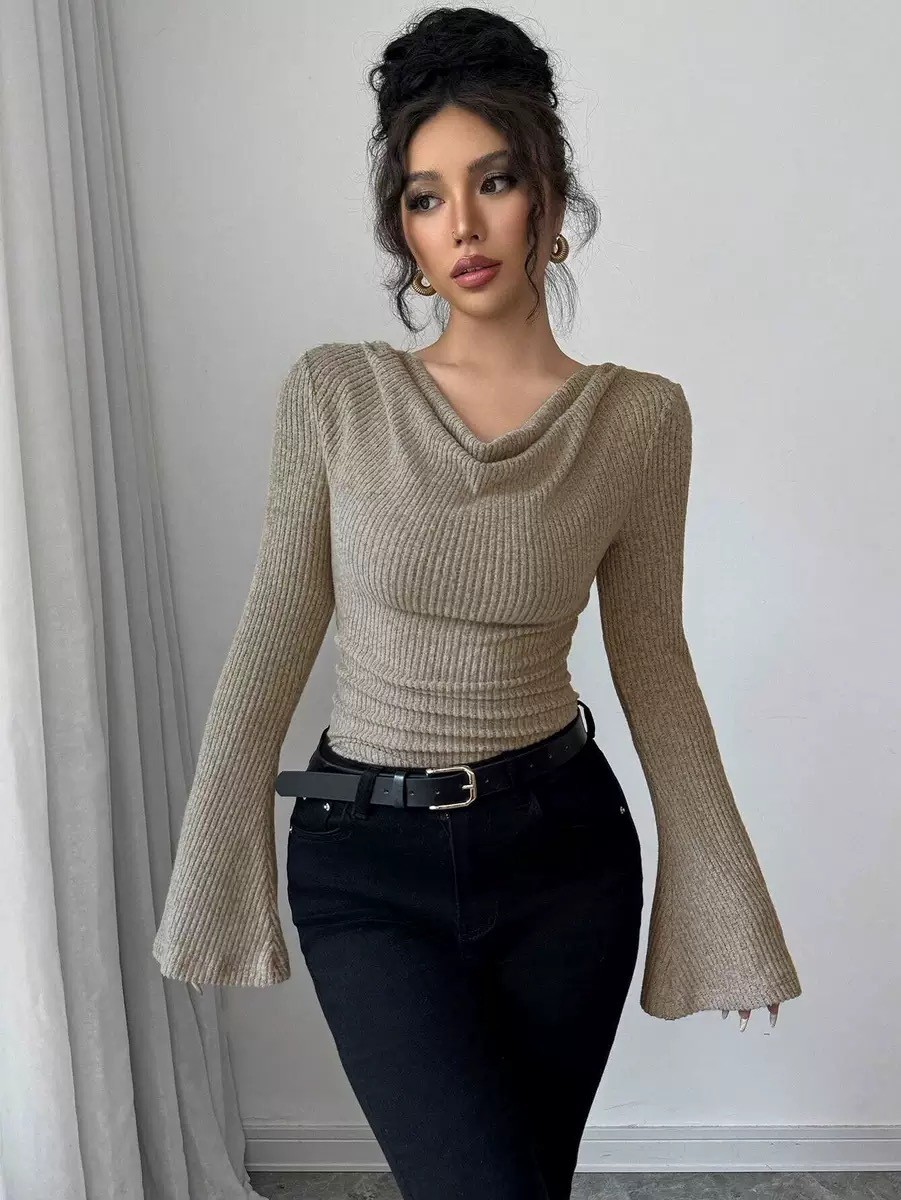 Women Blouse Off Shoulder Cowl - огляд і ціна Blouse Off Shoulder